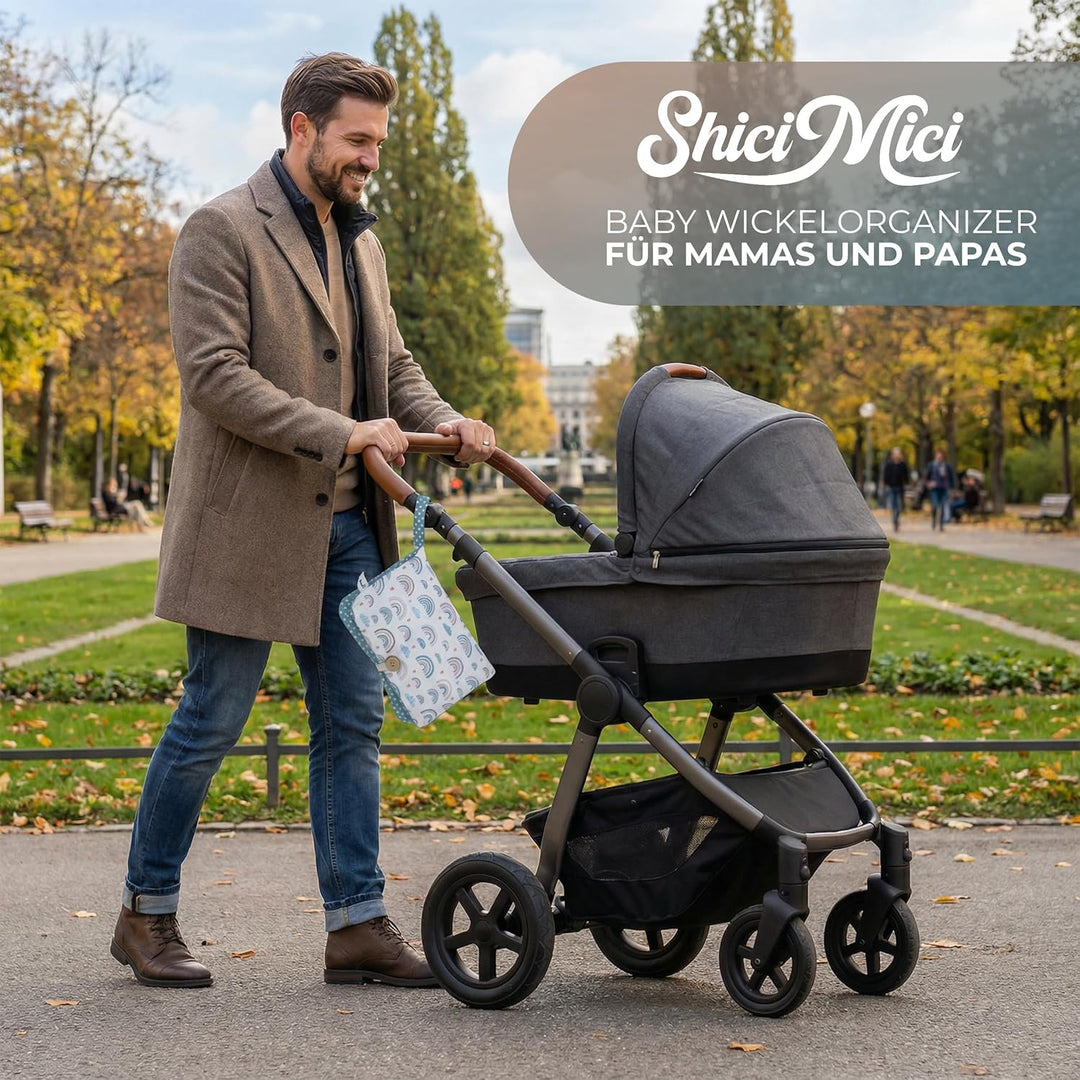 kleine Windeltasche für unterwegs | Wickeltisch Organizer | Wickeltasche Organizer | Baby Wickelorga