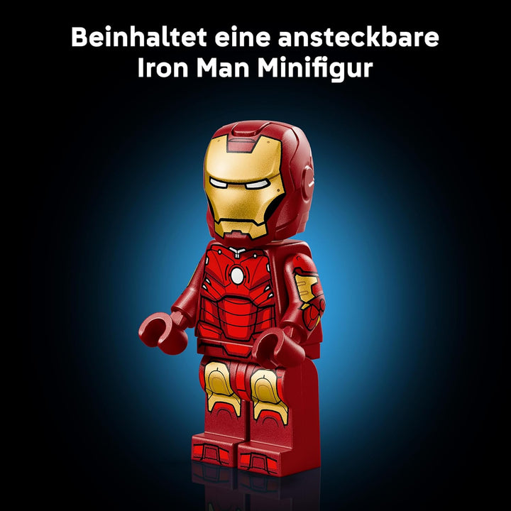 LEGO | Marvel Iron Man Mark 3 Sammleredition - Avengers Bauset für Erwachsene - Modellbau mit Minifi