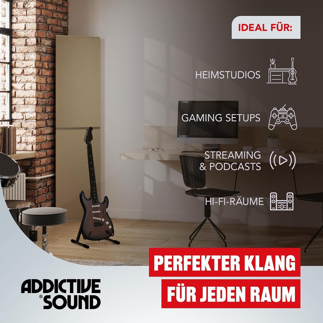 Addictive Sound Bassfalle Ecke Standard, Bass Trap Eckabsorber, Apfel, Apfel
