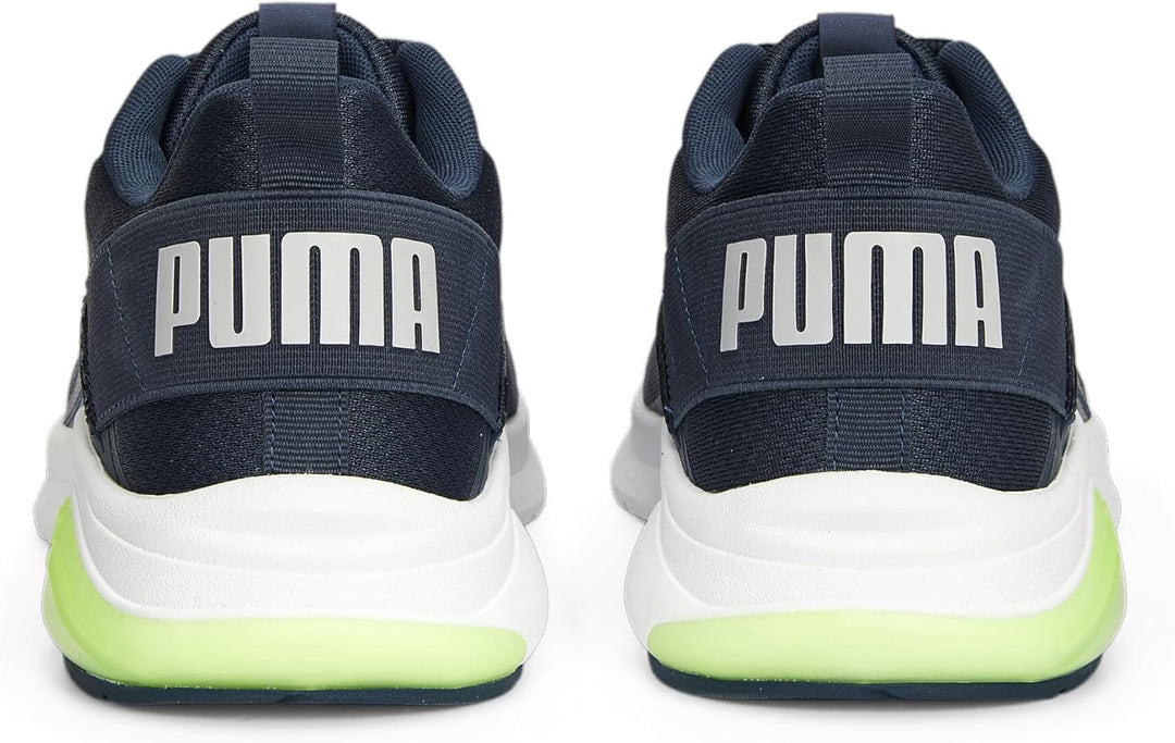 PUMA Unisex Electron E Sneaker 44.5 EU Dark Night Cool Light Gray Fast Yellow, 44.5 EU Dark Night Co