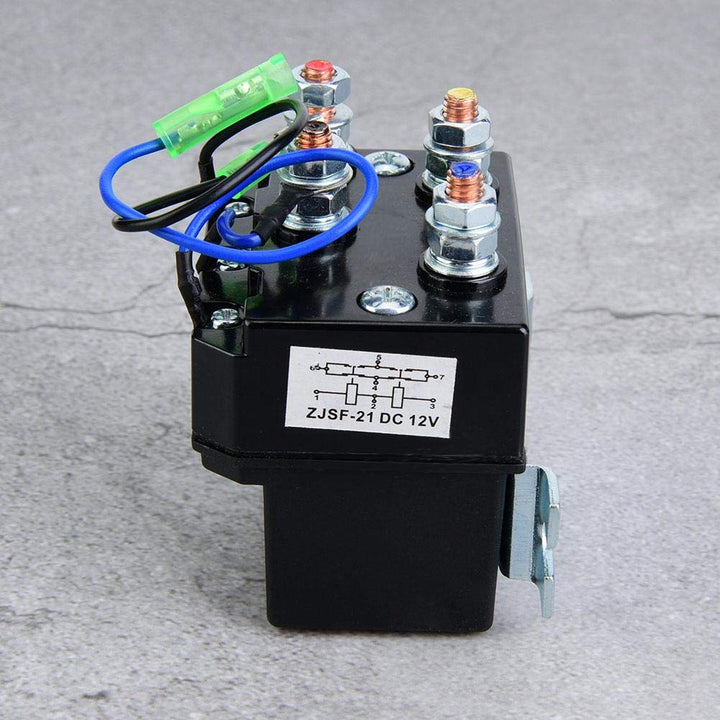 Winden Magnetrelais, für 1500-5000 lb Winden ATV UTV Windenschützmagnetrelais, schwarz