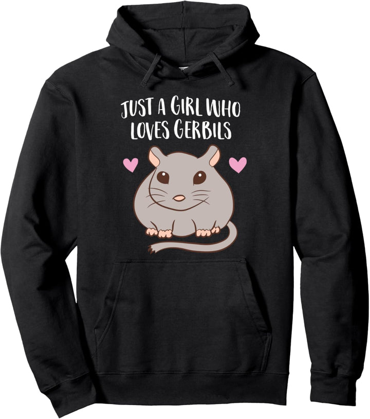 Rennmäuse, Geschenk für Haustierbesitzer, nur ein Mädchen, das Rennmäuse liebt. Pullover Hoodie