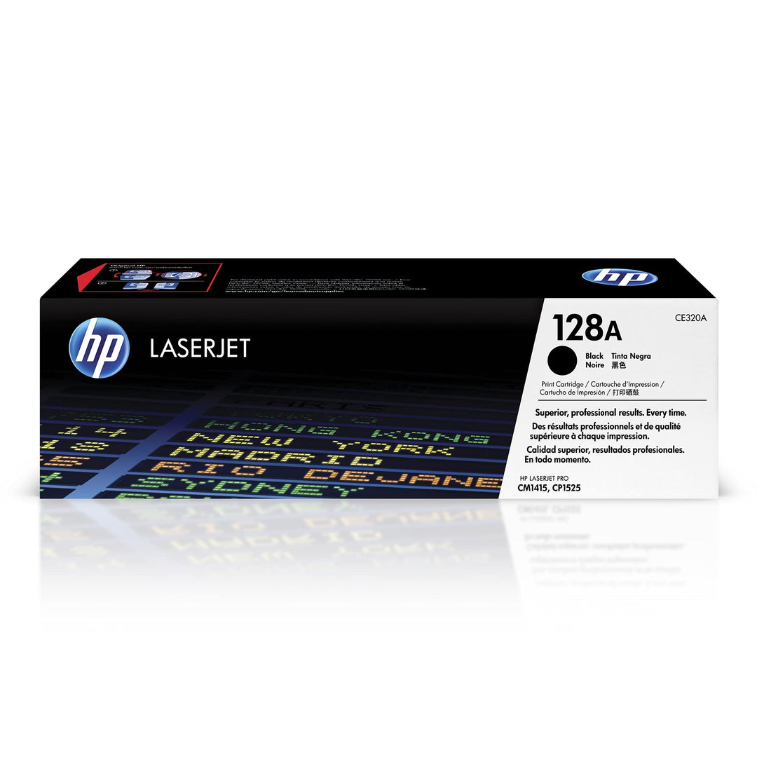 HP 128A (CE320A) Schwarz Original Toner für HP Laserjet Pro CP1525, HP Laserjet Pro M1415 Standard s