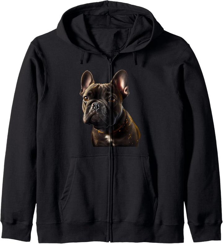 Französische Bulldogge lustiges Frenchie French Bulldog Kapuzenjacke