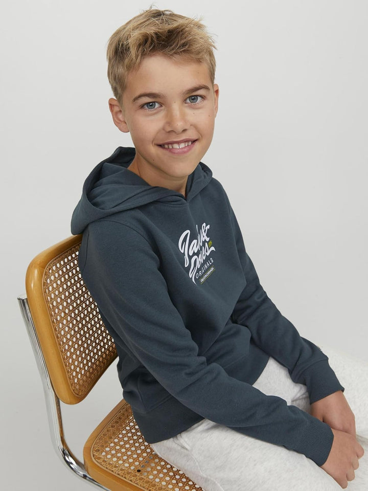 JACK & JONES Jungen Jorsymbol Sweat Hood FST Jnr Kapuzenpullover 140 Magical Forest, 140 Magical For