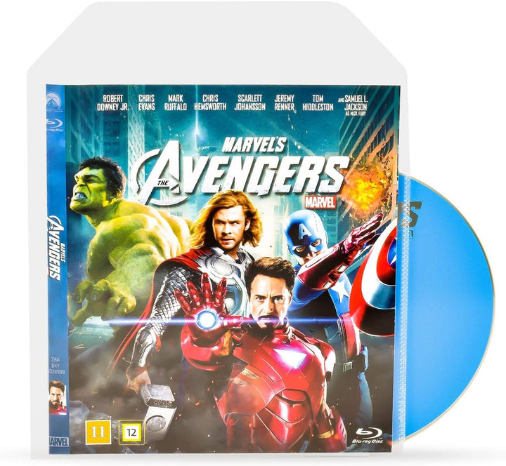3L Blu-Ray Hüllen für Blu Ray Aufbewahrung – Hülle hat Platz für Cover inkl. praktischer Verschlussk