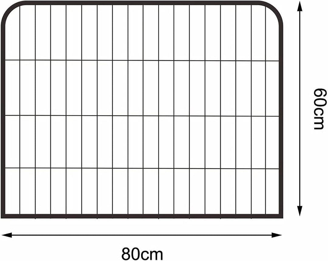 lionto Freilaufgehege Welpen Gitterfreilauf Kleintiere, (S) 80x60 cm, (S) 80x60 cm