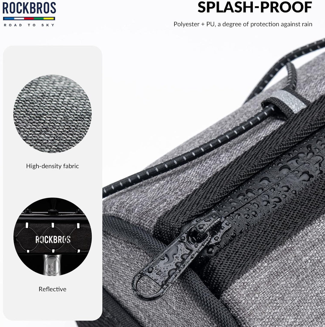 ROCKBROS Road to Sky Fahrrad Lenkertasche Fahrradtasche Lenker Vordertasche 1,5L Wasserabweisend Ref