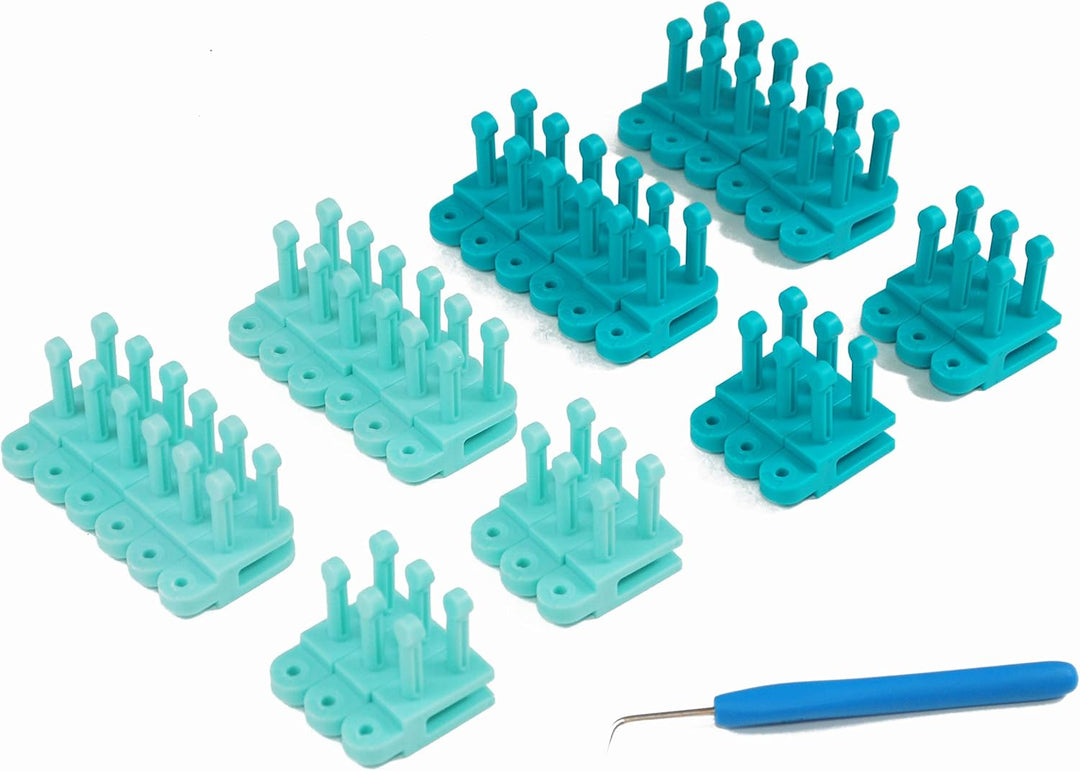 Authentic Knitting Board Flexee Loom Links, für grobes Garn, 36 Stück Für Grobes Garn., Für Grobes G