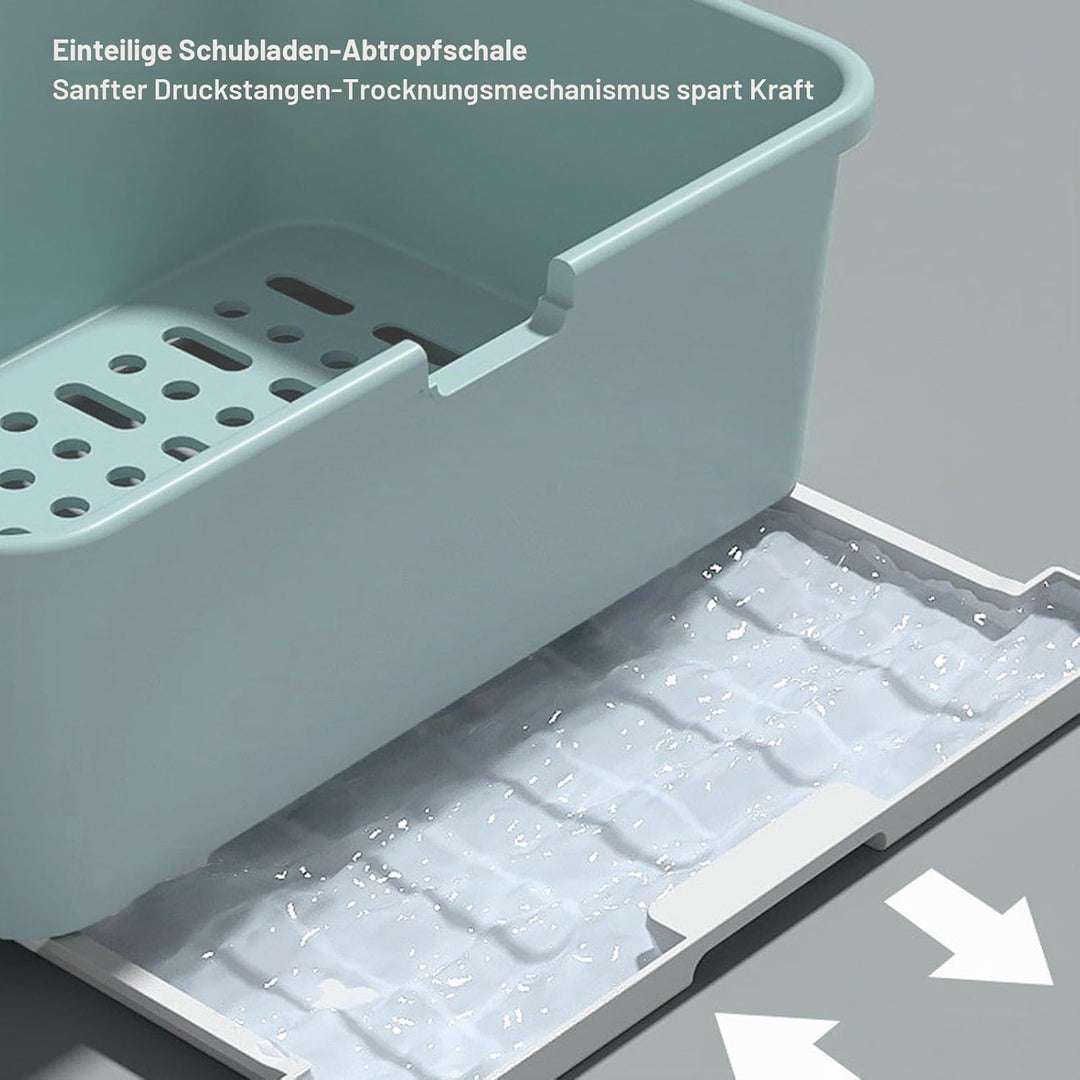 Babyflaschen-Wäscheständer, Aufbewahrungsbox, Organizer mit Staubschutzhülle für das Zuhause von Bab