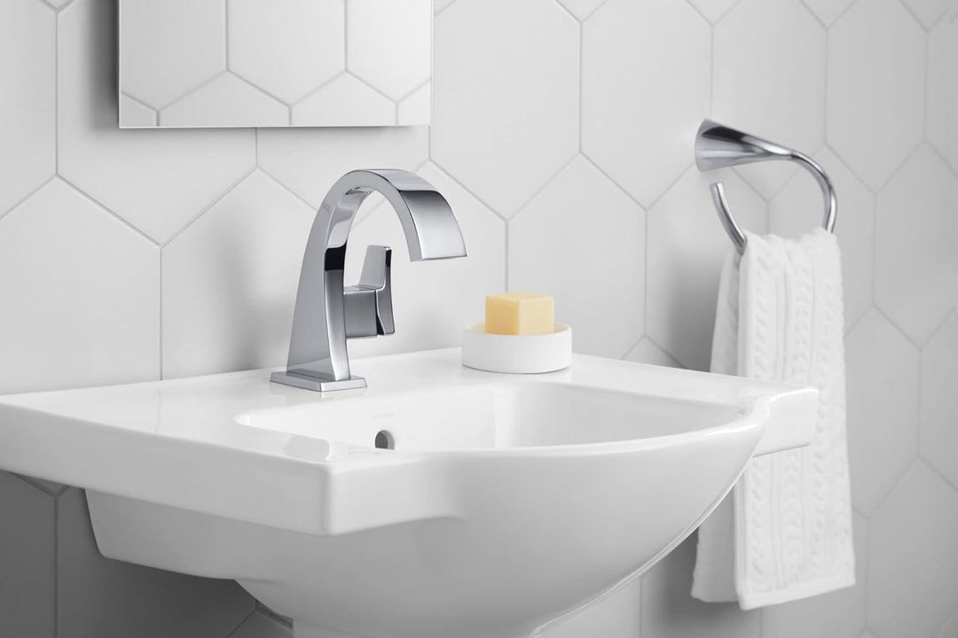 Handtuchring von Kohler, Badhandtuchring, Alteo Collection, poliertes Chrom, K-37057-CP, Poliertes C
