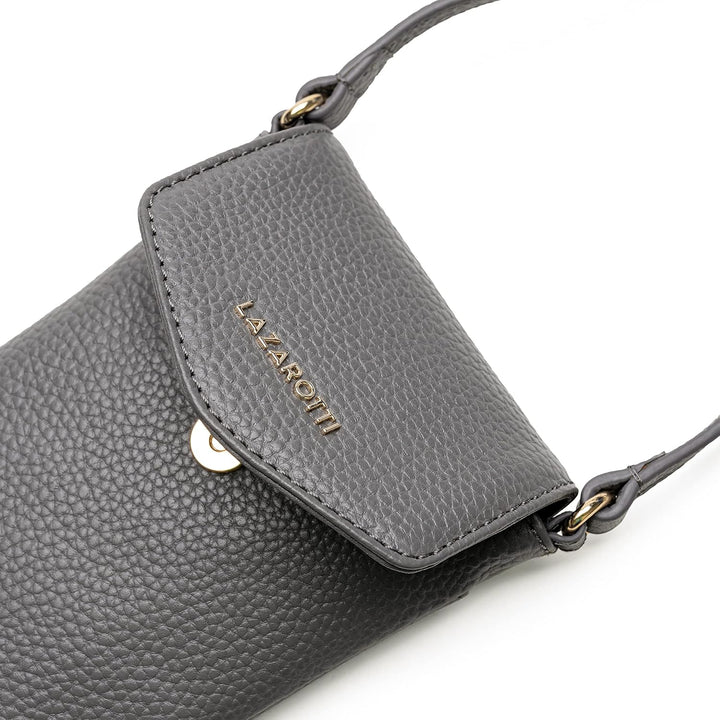 Lazarotti Bologna Damen Leder-Handytasche | Grösse 10 x 3,5 x 18 cm für sämtliche gängigen Smartphon