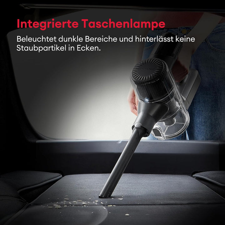 Ultenic U12 Vesla Akku Staubsauger 45000Pa, Tech Green Eye™, Verbesserte Anti-Tangle-Bürste, Staubsa