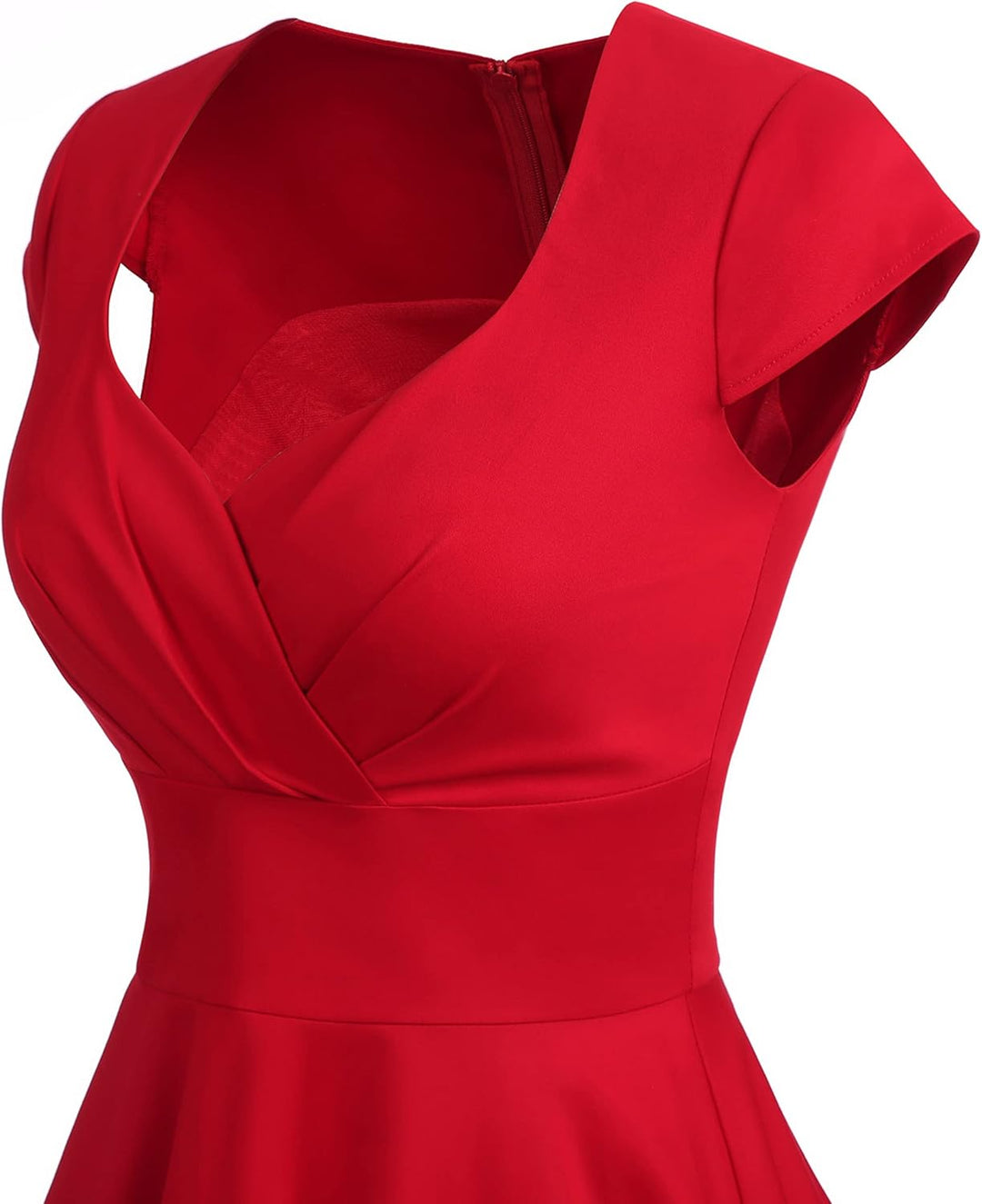 Bbonlinedress Kurzes Cocktailkleid für Damen im Stil der 1950er-Jahre, Retro-Stil, Swing-Kleid, Part
