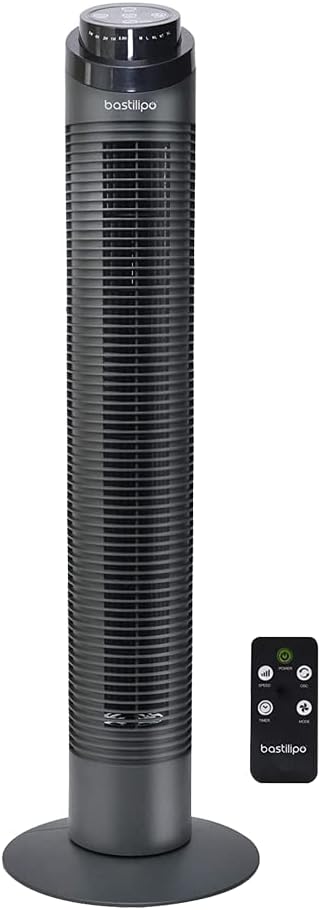 Bastilipo- Varadero - Tower-Ventilator - 50 W Leistung - 3 Geschwindigkeitsstufen