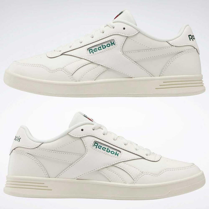 Reebok Unisex Court Advance Sneaker 40 EU Chalk Drkgrn Flasrd, 40 EU Chalk Drkgrn Flasrd