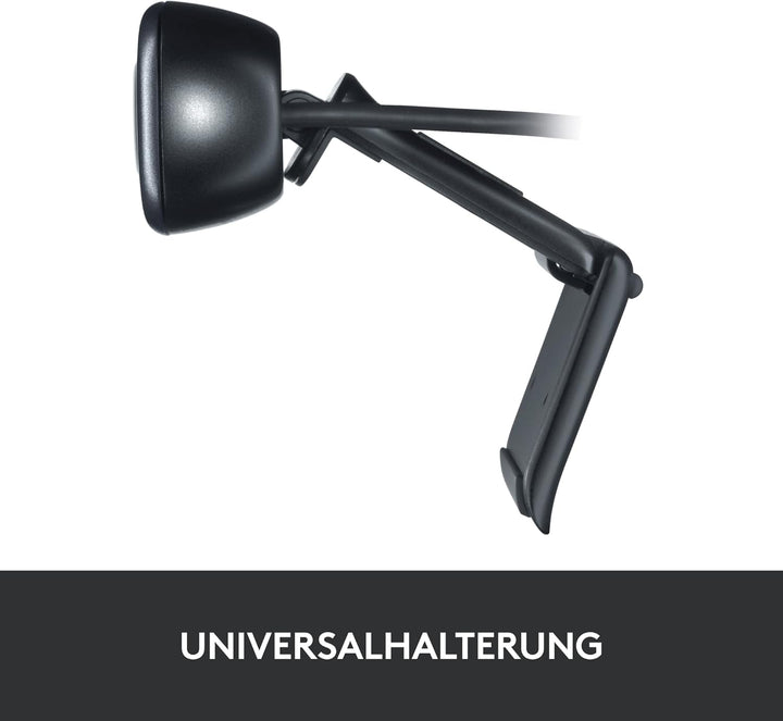 Logitech C310 Webcam, HD 720p, 60° Sichtfeld, Fester Fokus, Belichtungskorrektur, USB-Anschluss, Rau