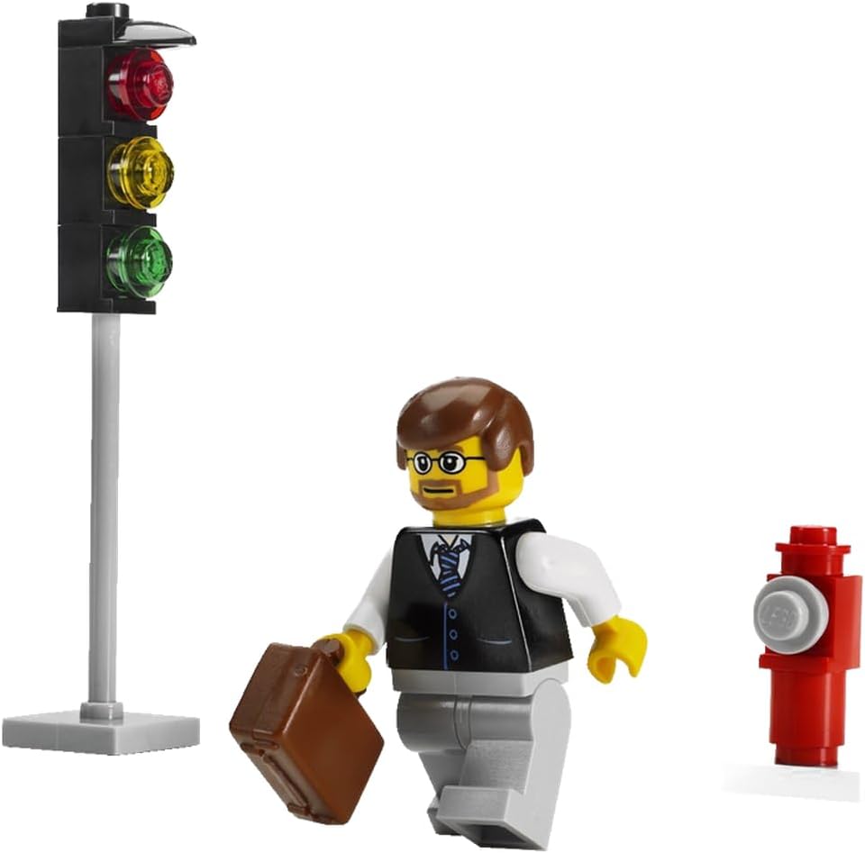 LEGO City 8401 - Minifiguren und Strassenschilder