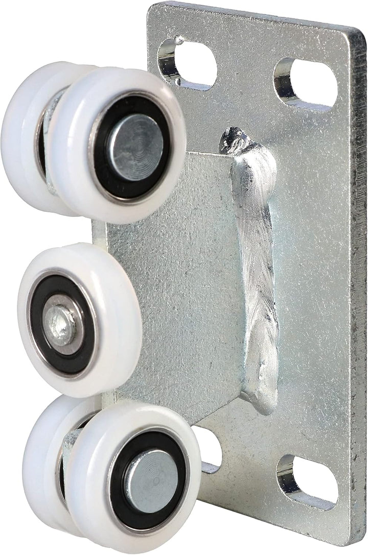 KOTARBAU® 2er Set Feste Laufrolle ohne Höhenregulierung Ø 25 5 Rollen Perfekt für verschiedene Schie