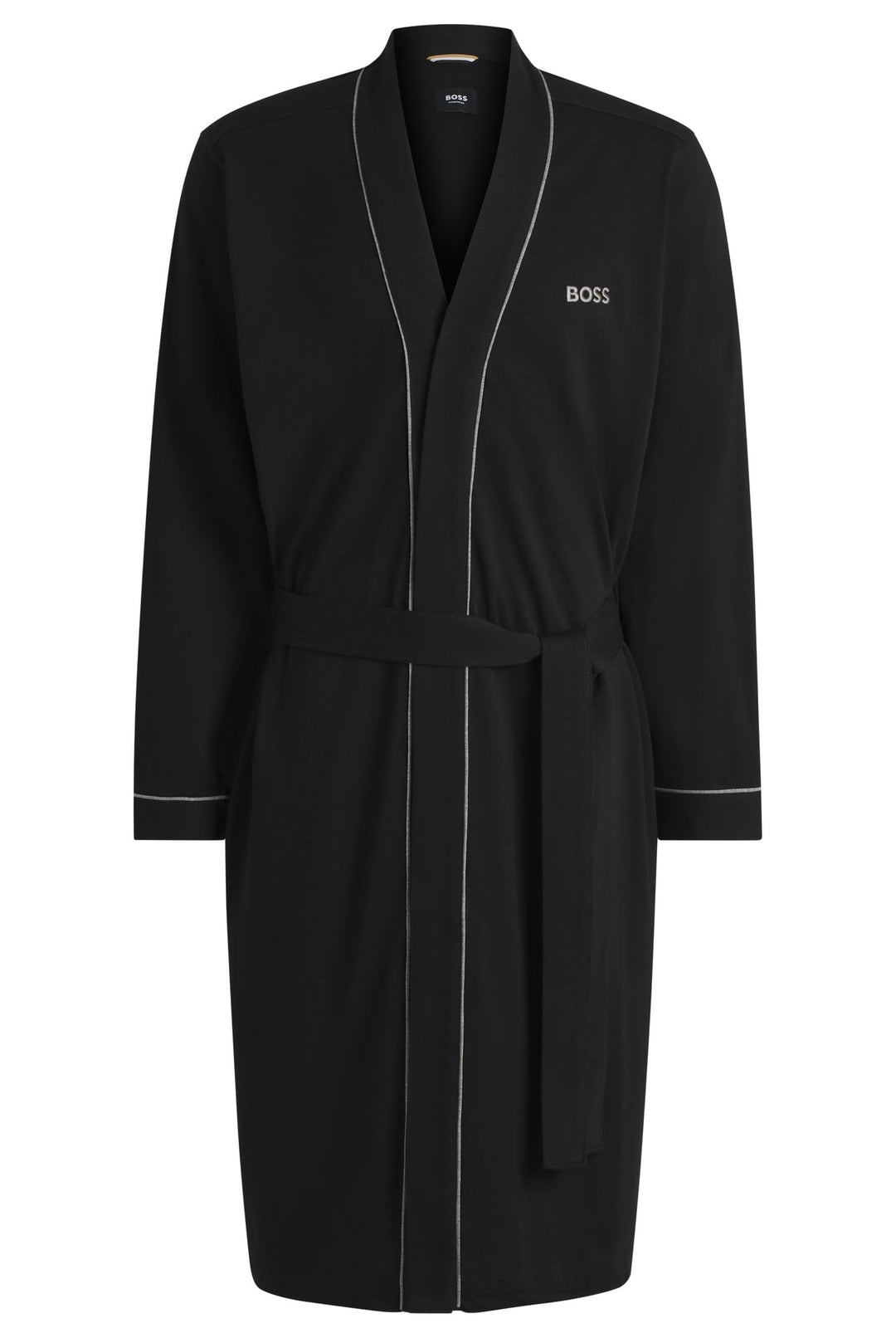 BOSS Bademantel Kimono aus weichem Baumwoll-Jersey S Black 001, S Black 001