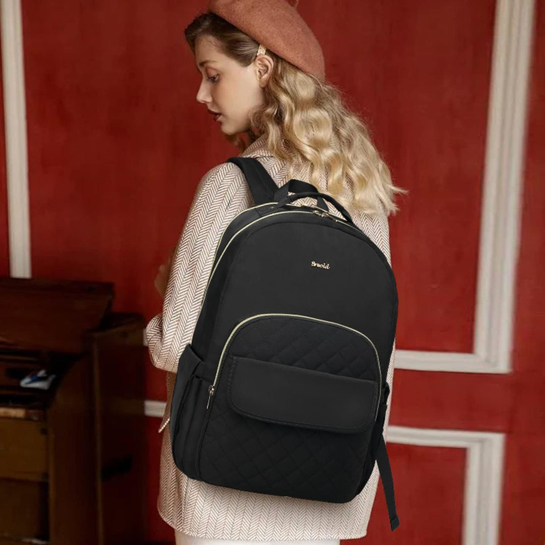 Rucksack Laptop Damen 15,6",Schulrucksack Mädchen Teenager Schultasche Frauen für Universität Studiu