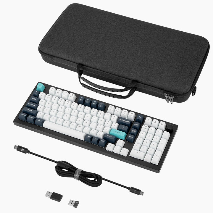 GEEKRIA 96 % Tastaturhülle, kompatibel mit Keychron Q5 HE / Q5 Max / Q5 Pro, EPOMAKER Galaxy 100 / T