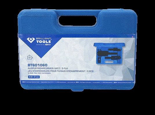 BRILLIANT TOOLS BT601060 Auspuffrohrformer-Satz | 3-tlg [Powered by KS TOOLS]