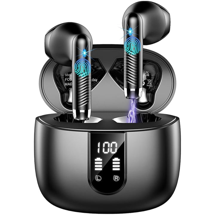 Bluetooth 5.4 Kopfhörer, 2026 Neu In-Ear Kopfhörer Kabellos Bluetooth mit App EQ Steuerung, 6D Tiefe