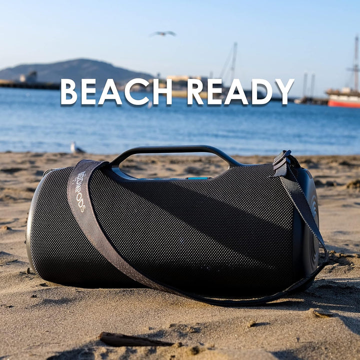 Boompods Rhythm 60 Watt Bluetooth Lautsprecher gross, tragbare kabellose Musikbox Bluetooth, IPX5 wa