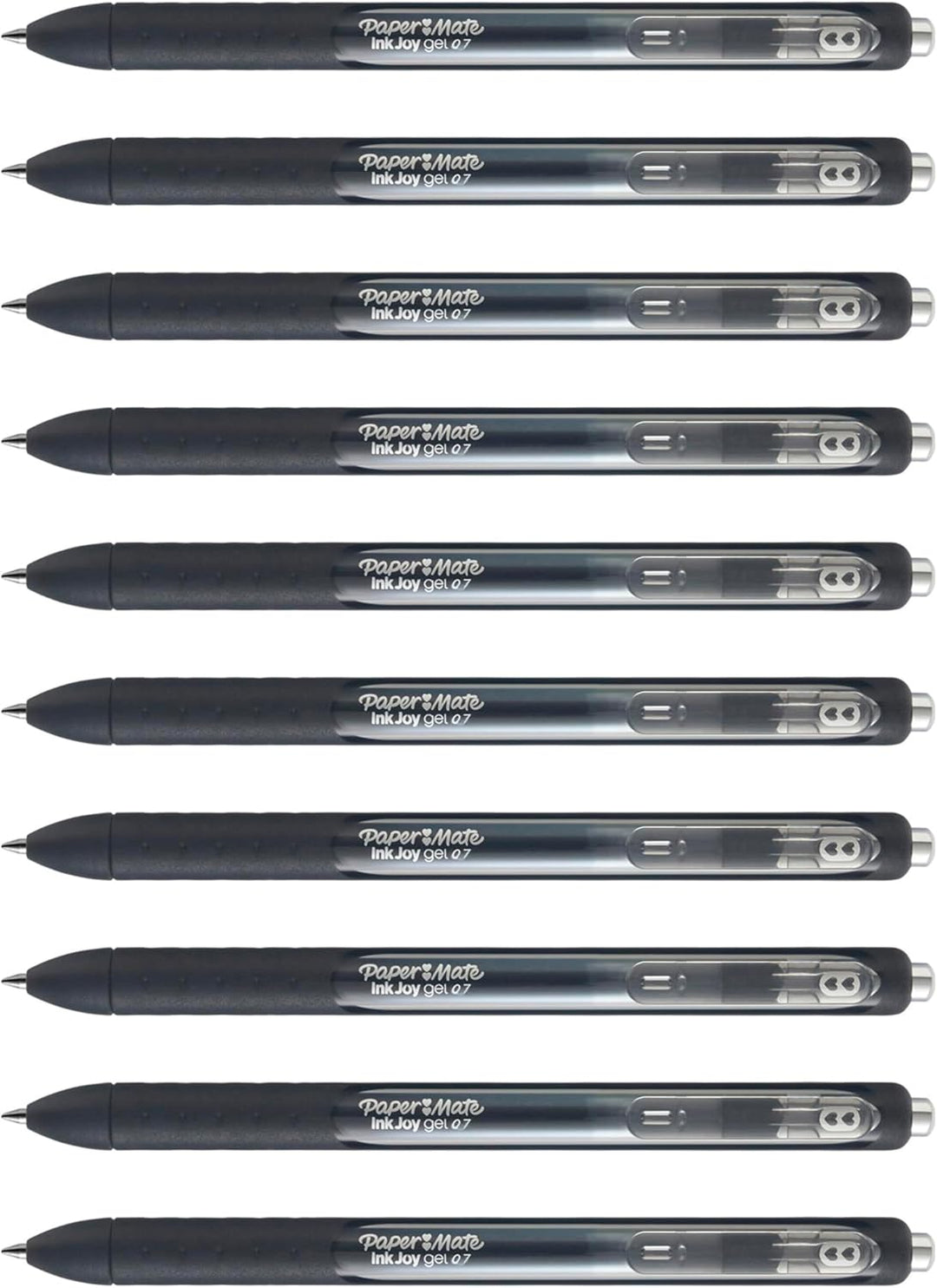 Paper Mate InkJoy Gelstifte | mittlere Spitze (0,7mm) | schwarz | 12 Stück Schwarz 12 Stück (1er Pac
