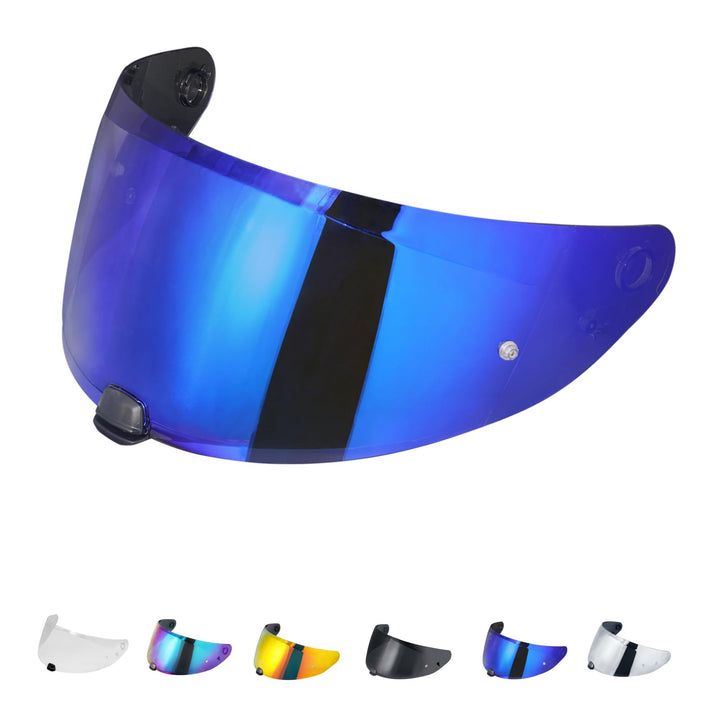 Motorradhelm Visier für Hjc i70 i10 HJ-31,Helmvisier Motorrad Windschutz Helm Objektiv Visier Vollge