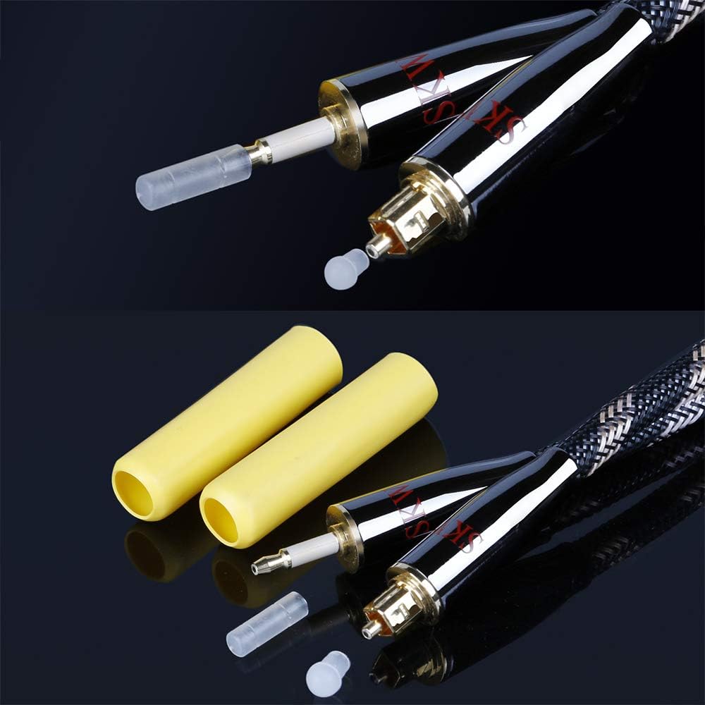 SKW Mini TOSLINK Kabel, Optisches Digital Audio Toslink Kabel auf Mini Toslink (S/PDIF), überträgt D