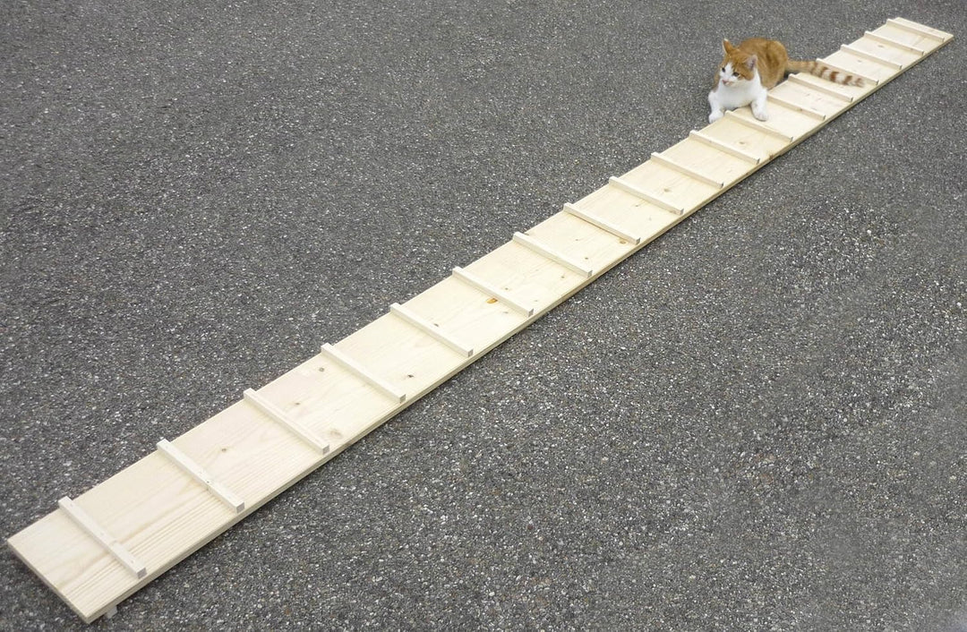 Elmato 13016 Katzentreppe 1 – 4 Meter erweiterbar (2 Meter mit 1 Verbindungsstück) ye