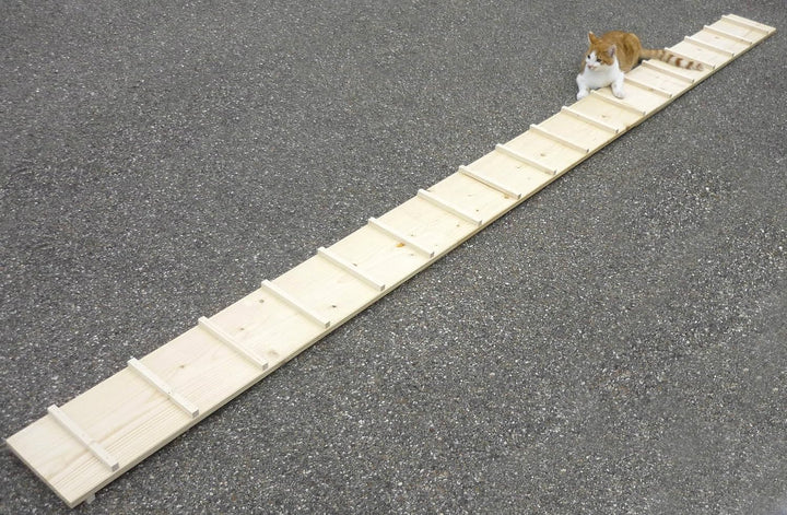 Elmato 13016 Katzentreppe 1 – 4 Meter erweiterbar (2 Meter mit 1 Verbindungsstück) ye