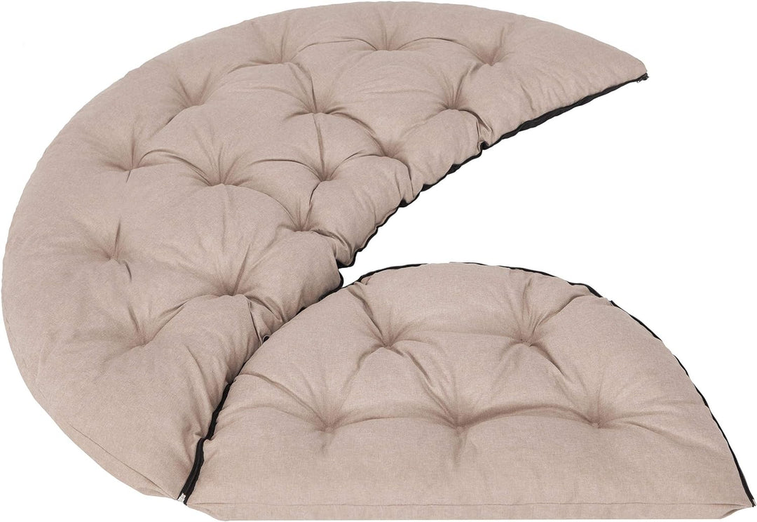 Hängesessel Kissen, Polster, Auflage für Polyrattan & Rattan Hängeschaukel, Sitzauflage für Hängekor