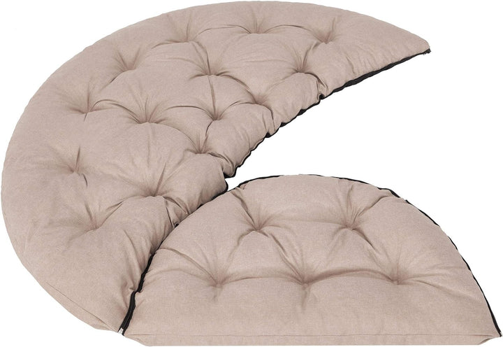 Hängesessel Kissen, Polster, Auflage für Polyrattan & Rattan Hängeschaukel, Sitzauflage für Hängekor
