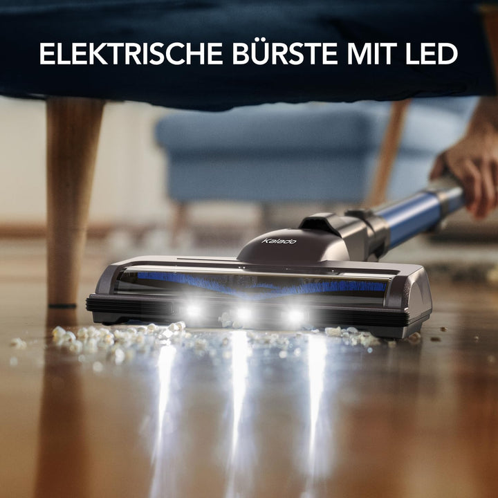 Kalado KCV500 Akku Staubsauger, 23kPa Saugleistung Ultraleichter Staubsauger Kabellos, 6-in-1 Handst
