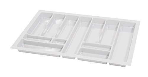 Besteckkasten für Schubladen 80cm - Besteckeinsatz - Praktisch Schubladen Ordnungssystem - Besteckei