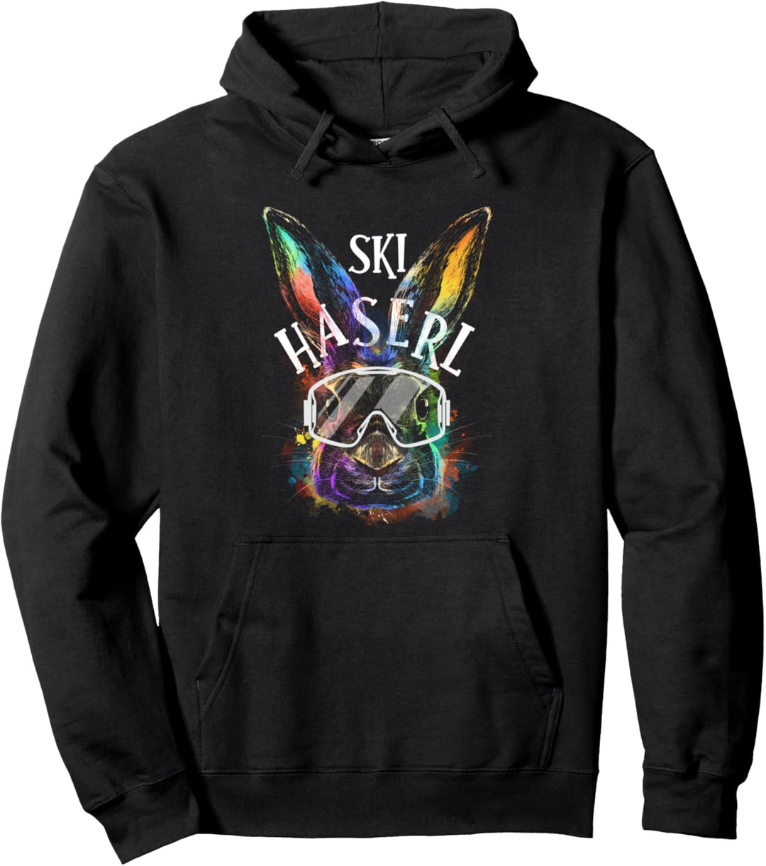 Apres Ski Party Outfit Ski Haserl Wintersport retro Pullover Hoodie