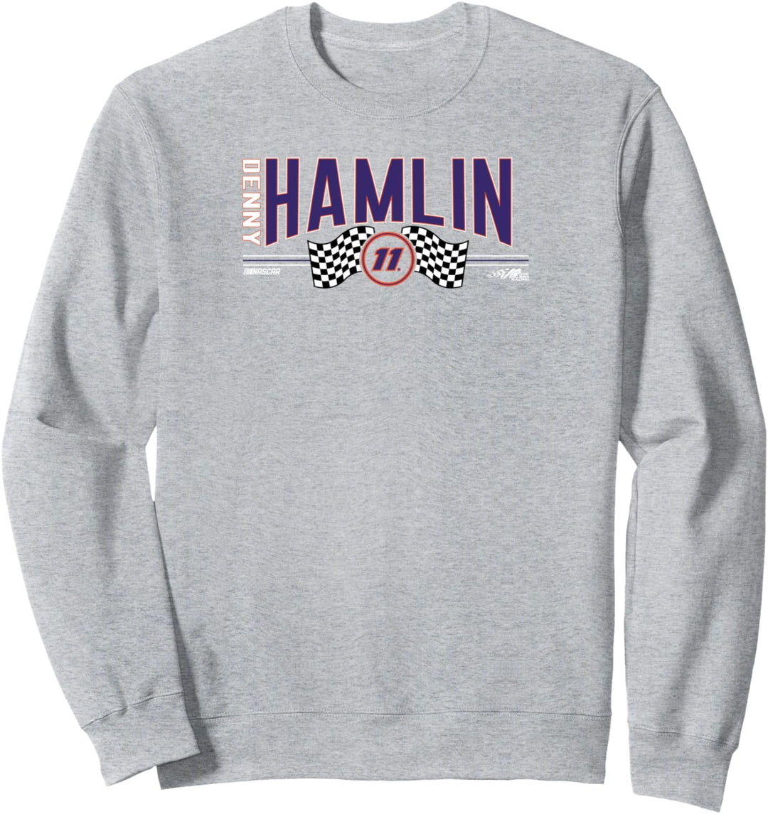 NASCAR - Denny Hamlin - Racing Flags Sweatshirt