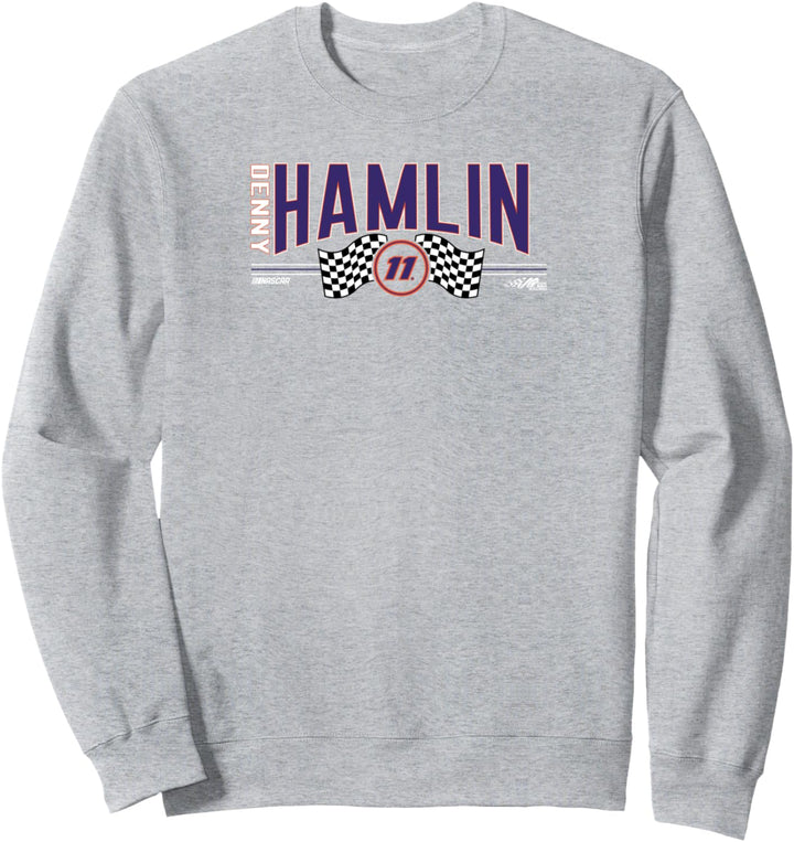 NASCAR - Denny Hamlin - Racing Flags Sweatshirt