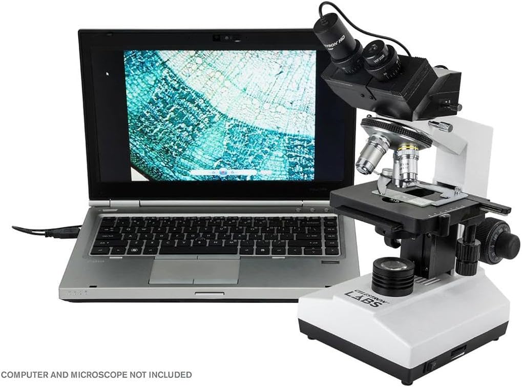 Celestron 44422 Digital USB HD Microscope Imager, 5MP CMOS Sensor, mit Mac und Windows kompatibel, S