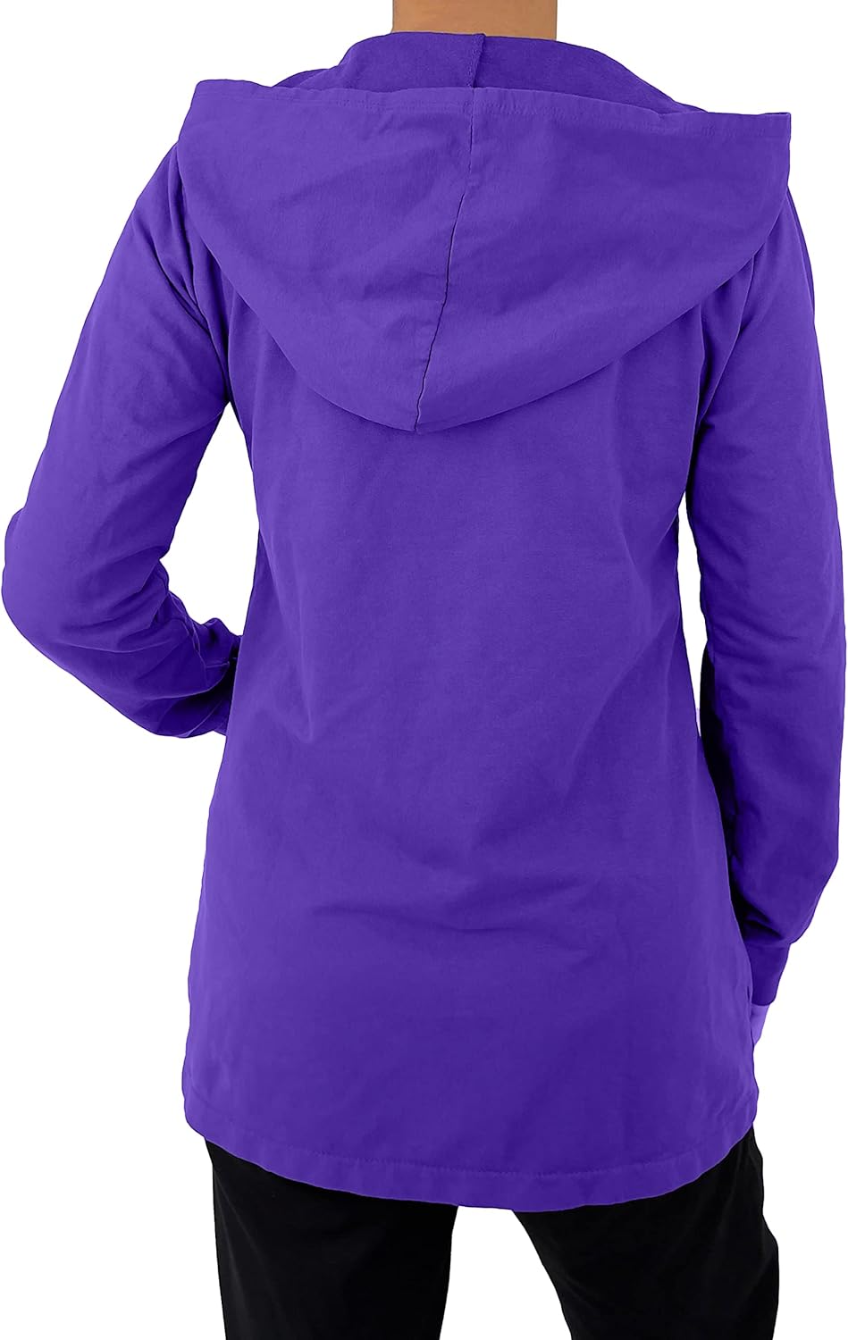 JOPHY & CO. Langes Sweatshirt für Frauen mit Kapuze, Reissverschluss und Taschen (cod. 9047)
