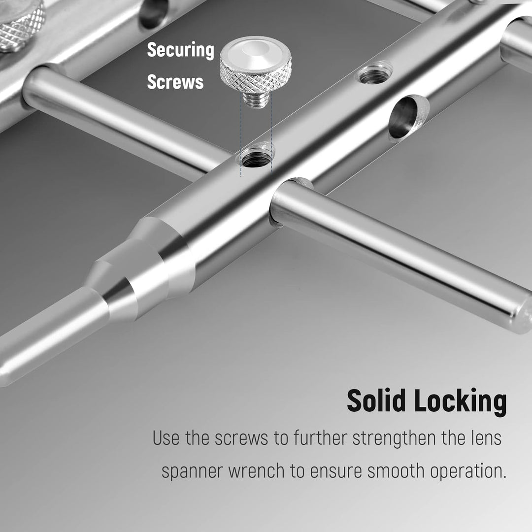 Neewer Professionelle Gekrümmte Spitzen Objektiv Spannschlüssel Reparatur-Öffnungs-Werkzeug Edelstah