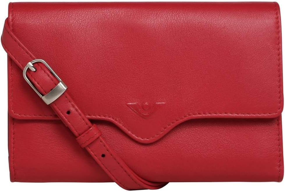 Voi Janice Clutch Tasche Leder 17 cm Rot, Rot
