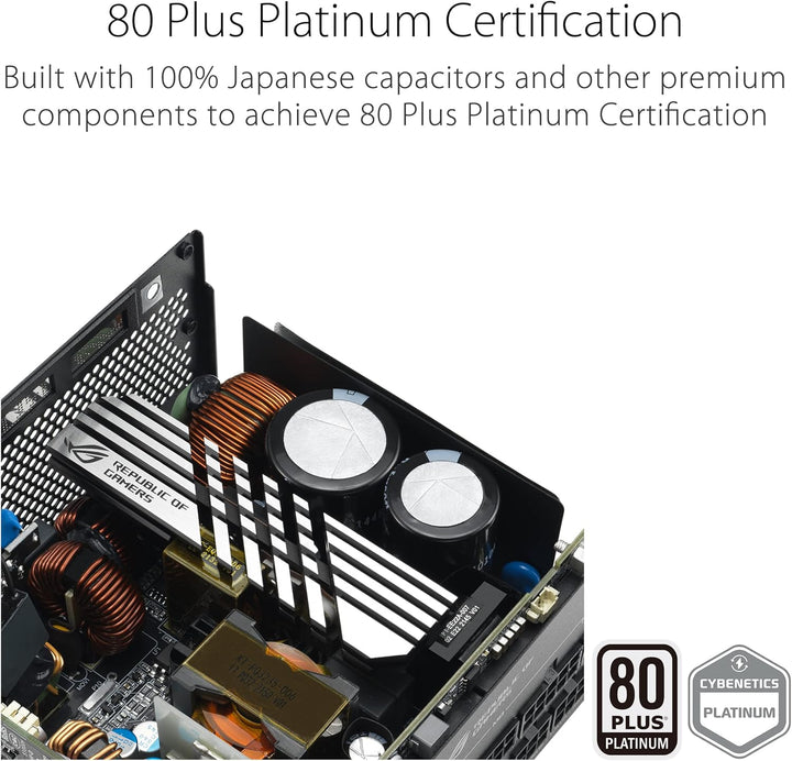 ASUS ROG Loki SFX-L 1000W Platinum (Vollmodulares Netzteil, 80+ Platinum, 120mm PWM ARGB Lüfter, Aur