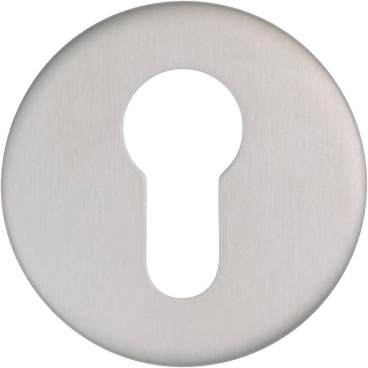 Abus Schutzrosette RHZS415 ER (Edelstahl) mit Zylinderschutz für Holztüren, Edelstahl