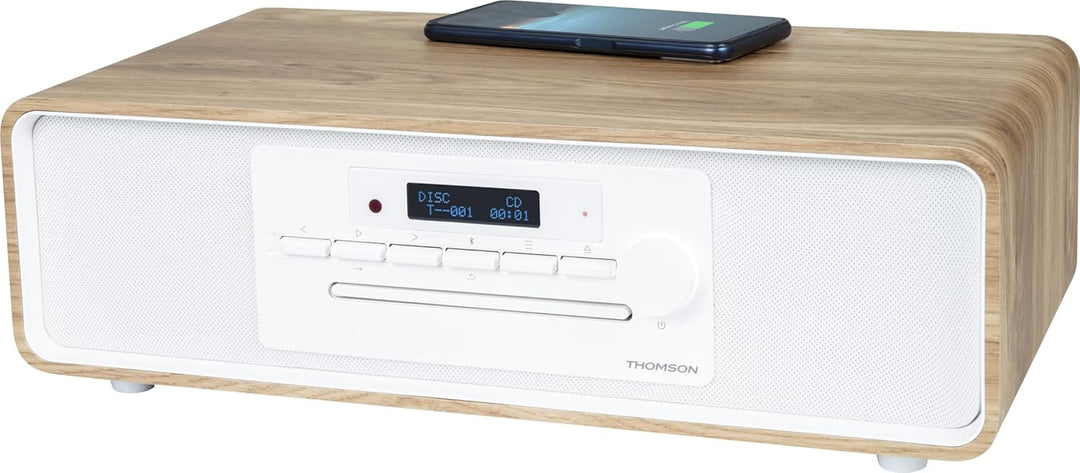 Micro-chaîne Bluetooth - THOMSON - CD/MP3/USB/Radio FM/DAB+ - 75W - Affichage LCD - Télécommande