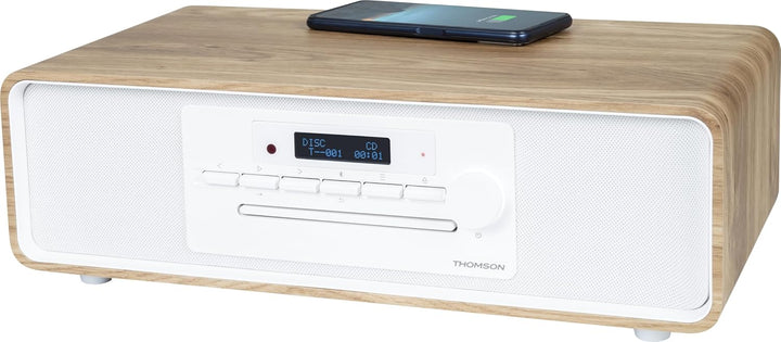 Micro-chaîne Bluetooth - THOMSON - CD/MP3/USB/Radio FM/DAB+ - 75W - Affichage LCD - Télécommande