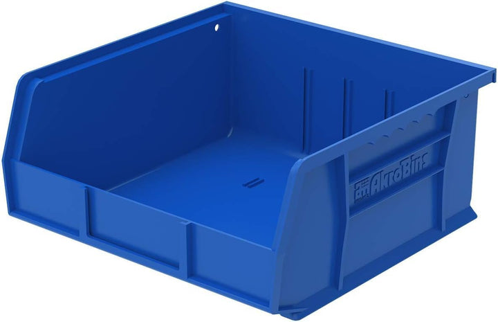 Akro-Mils 30235 AkroBins Kunststoff-Aufbewahrungsbehälter, stapelbar, 27,9 x 27,9 x 12,7 cm, blau, 6